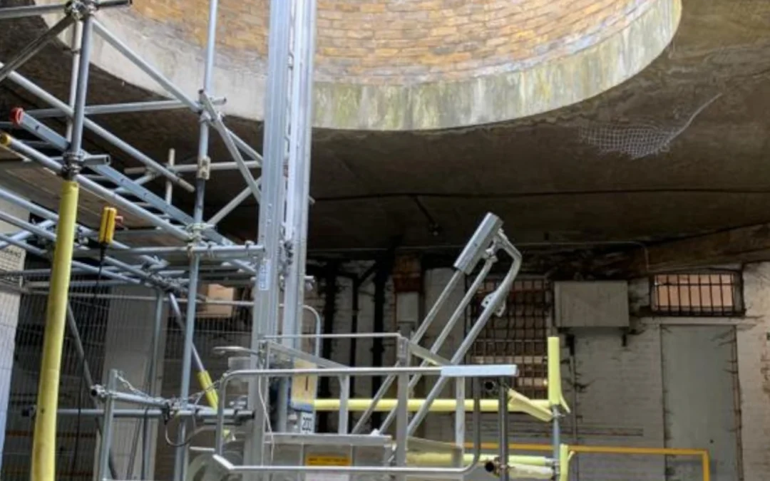 Innovative Hoist Installation via Carpark Lightwell